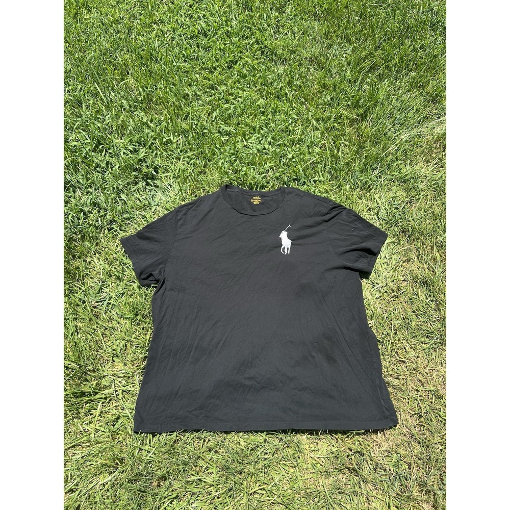 Polo Ralph Lauren Men's 3XB Black Big Pony Logo #3 Short Sleeve T-Shirt